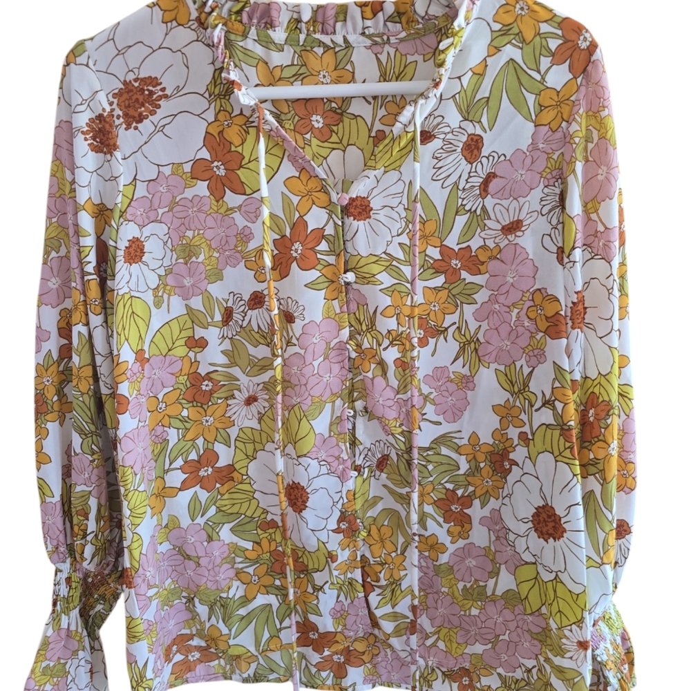 Floral Print Women's Top